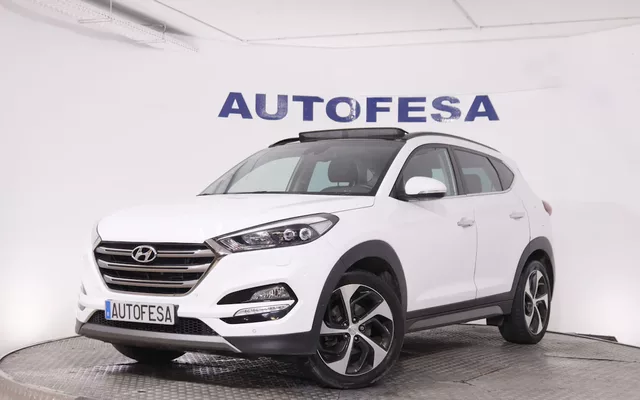 Hyundai Tucson 1.7 CRDI 141CV TECNO AUTO 5P # TECHO ELEC PANORAMICO,NAVY,CUERO,