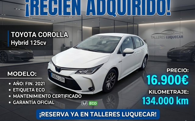 TOYOTA Corolla Corolla Sedán 125H Active Tech
