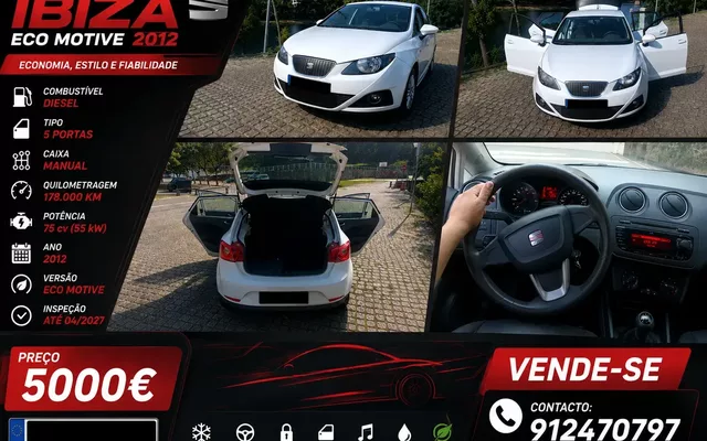 SEAT Ibiza 1.2 TDI CR Ecomotive Reference Viva