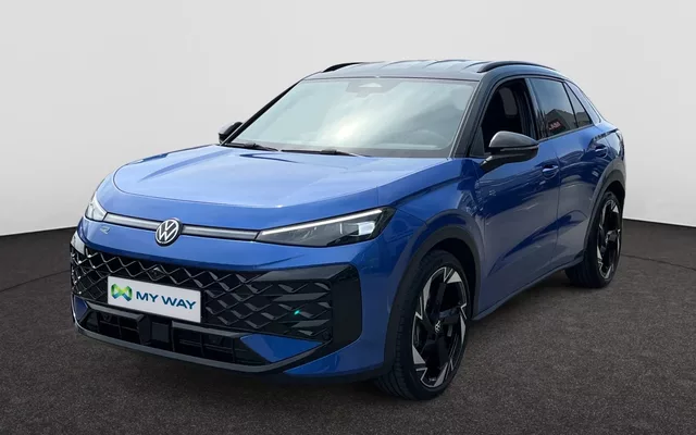 VOLKSWAGEN T-Roc R-LINE TSI 150pk 360°CAMERA GPS CARPLAY Bi-COLOR NIEUWSTAAT