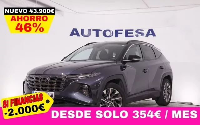 HYUNDAI Tucson TUCSON 1.6 TGDI 48V 150CV TECNO AUTO 5P # IVA DEDUCIBLE,NAVY,PARKTRONIC,CAMARA TRASERA
