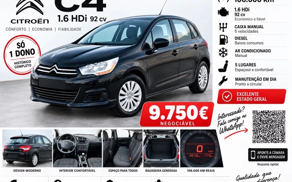 Citroën C4 1.6 HDi Attraction