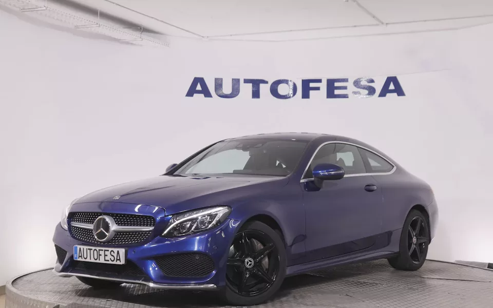 Mercedes-benz C 300 CLASE C 300 COUPE 9G-TRONIC AMG 245CV 2P # CUERO,NAVI,PARKTRONIC