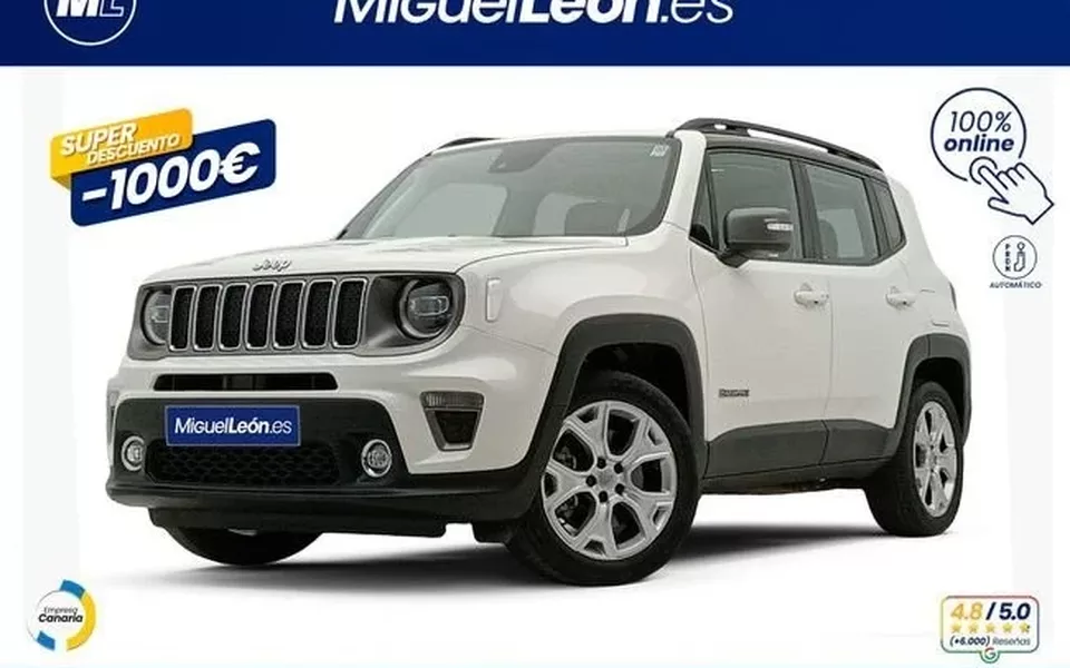 JEEP Renegade Limited 1.3 PHEV 140kW (190CV) AT AWD - 16985€ en Las palmas de gran canaria
