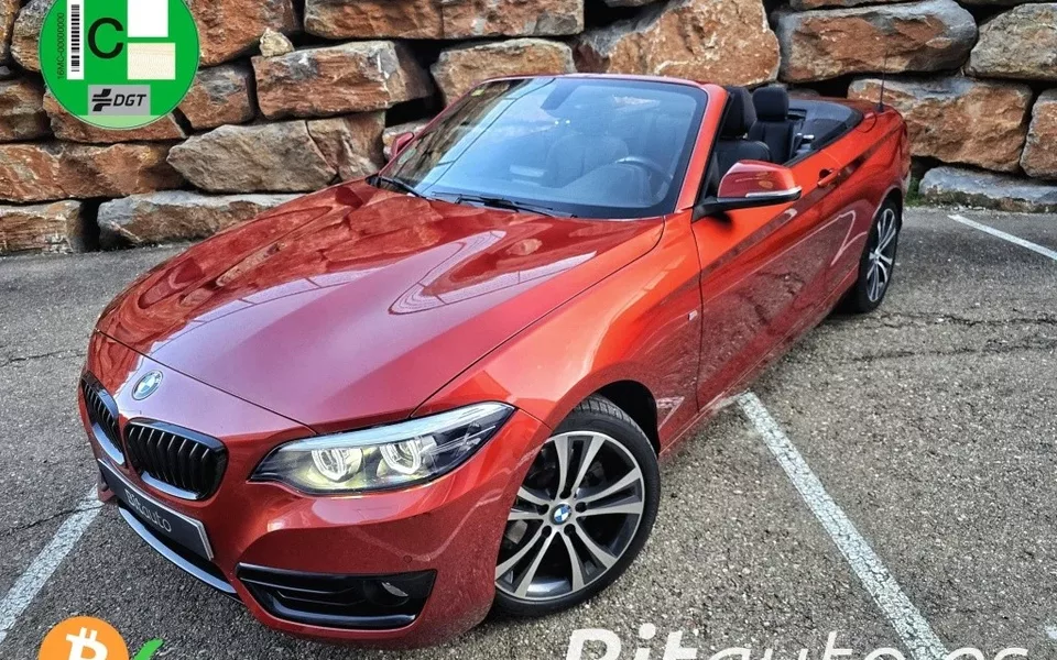 BMW Serie 2 220iA Cabrio - 28500€ en Zaragoza