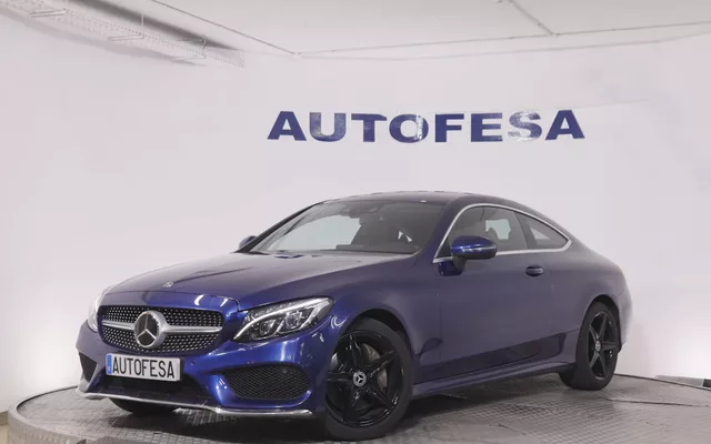 Mercedes-benz C 300 CLASE C 300 COUPE 9G-TRONIC AMG 245CV 2P # CUERO,NAVI,PARKTRONIC