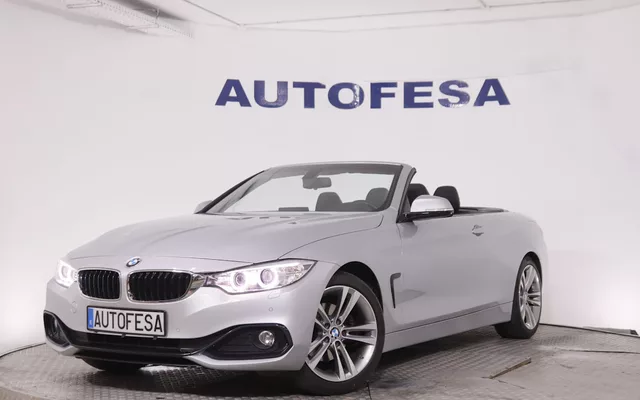 BMW 420 SERIE 4 420D CABRIO AUTO 190CV 2P # CUERO, NAVY, PARKTRONIC