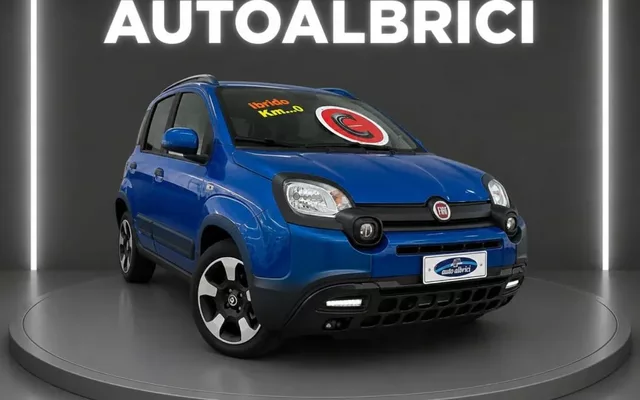 FIAT Pandina 1.0 FIREFLY 65 CV HYBRID CROSS KM 0 km 0 Elettrica/Benzina Azzurro metallizzato