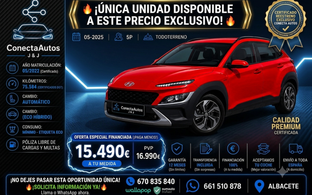 HYUNDAI Kona Kona HEV 1.6 GDI DT Maxx