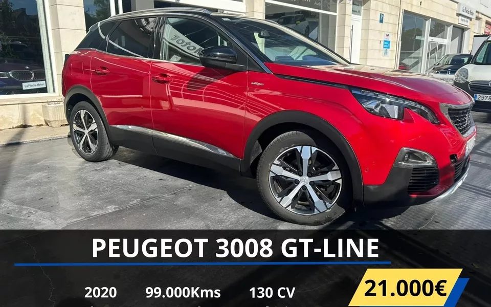 PEUGEOT 3008 1.5 BlueHDi 96kW (130CV) S&S GT Line