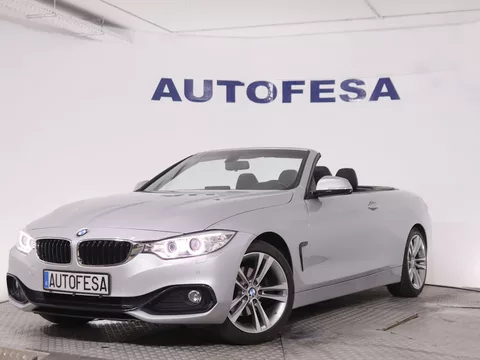 BMW 420 SERIE 4 420D CABRIO AUTO 190CV 2P # CUERO, NAVY, PARKTRONIC