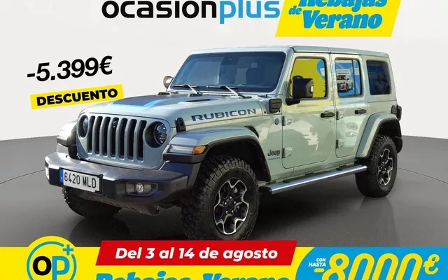 JEEP Wrangler Wrangler Unlimited 2.0 4xe Rubicon 8ATX 280KW