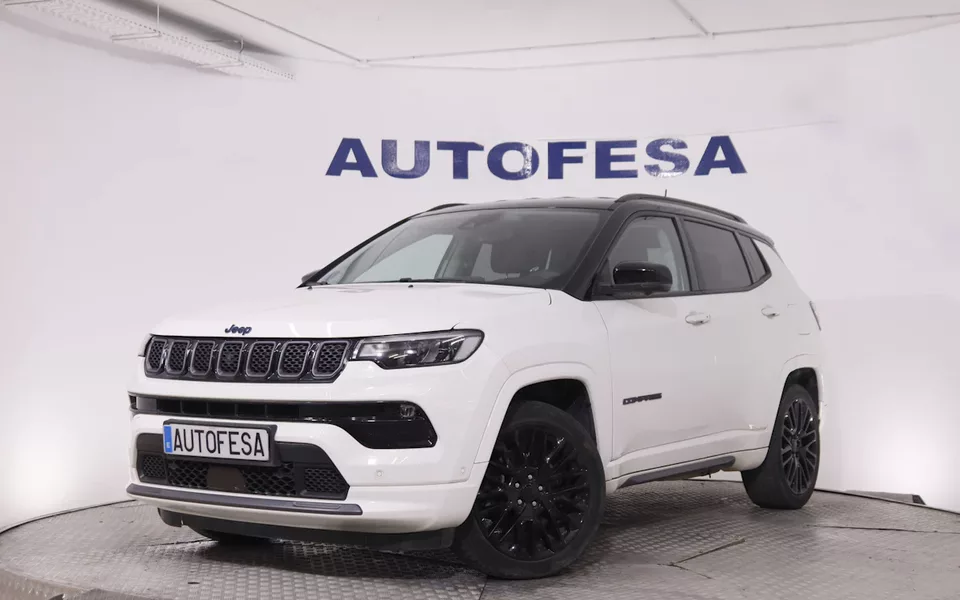 Jeep Compass 1.3 PHEV S 4XE AUTO 240CV 5P # IVA DEDUCIBLE,NAVY,CUERO,CAMARA TRASERA