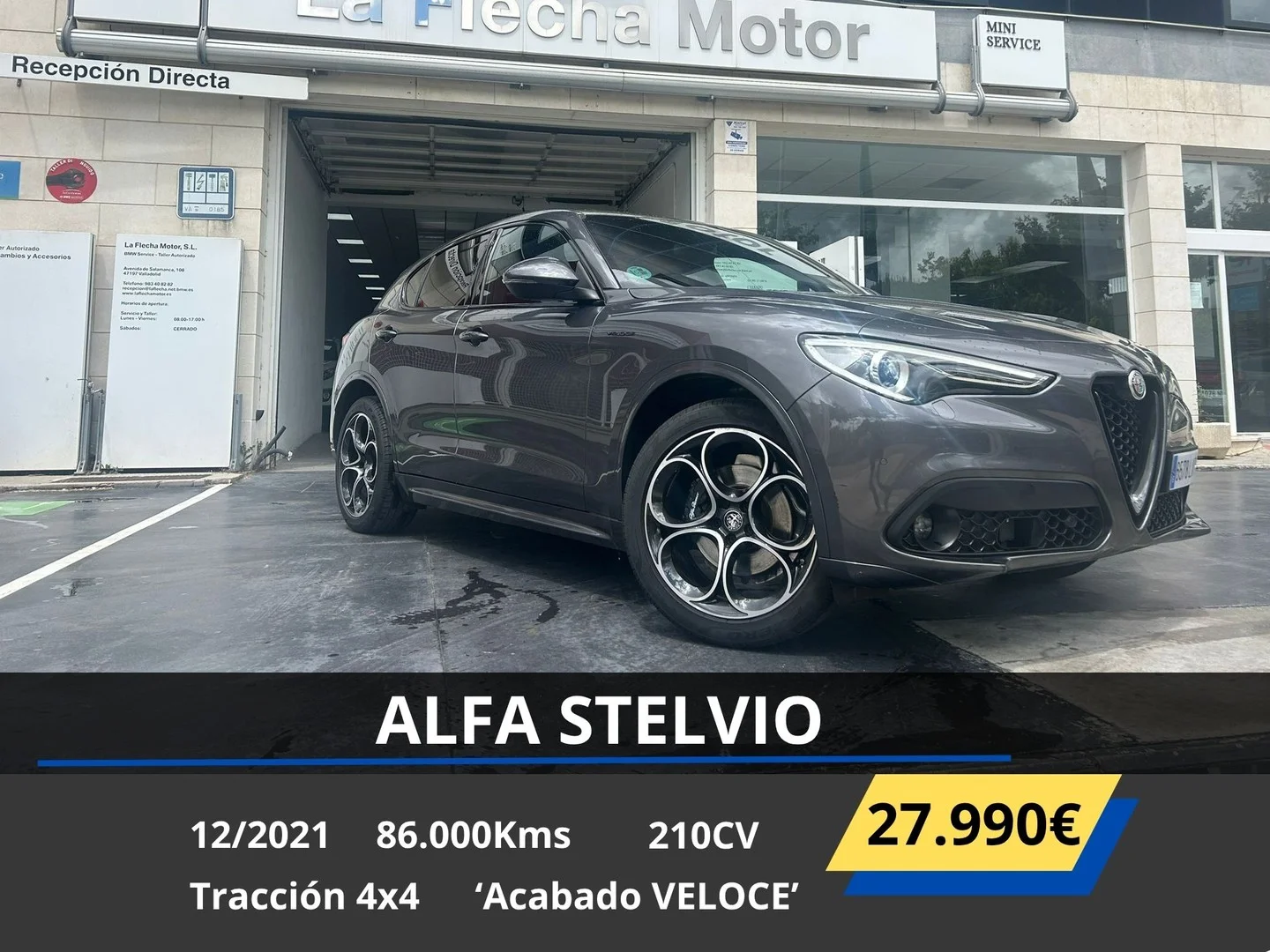 ALFA ROMEO Stelvio Stelvio 2.2 Veloce TI Q4 210 Aut.