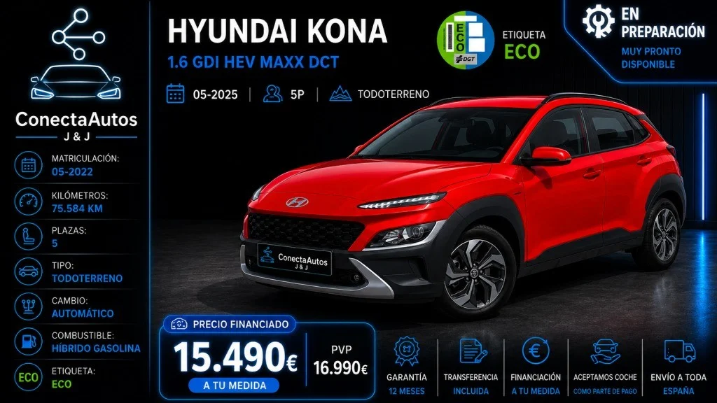 HYUNDAI Kona Kona HEV 1.6 GDI DT Maxx