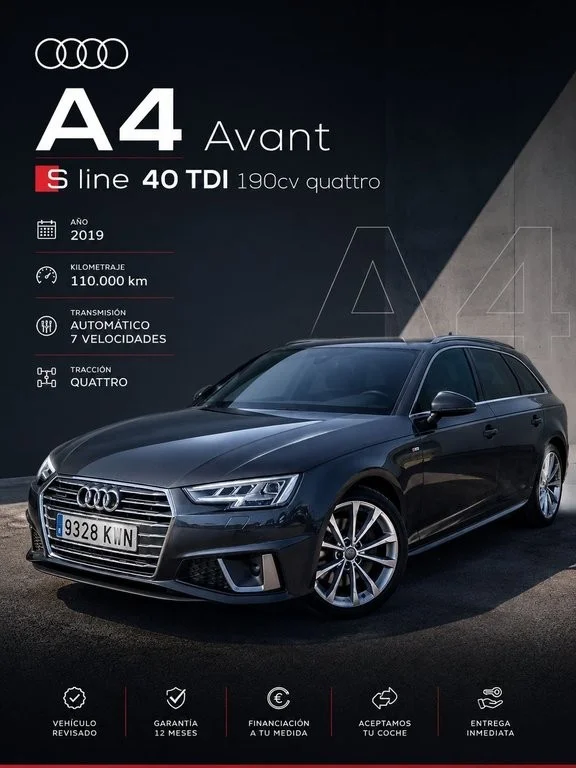 AUDI A4 A4 Avant 40 TDI S line quattro S tronic 140kW