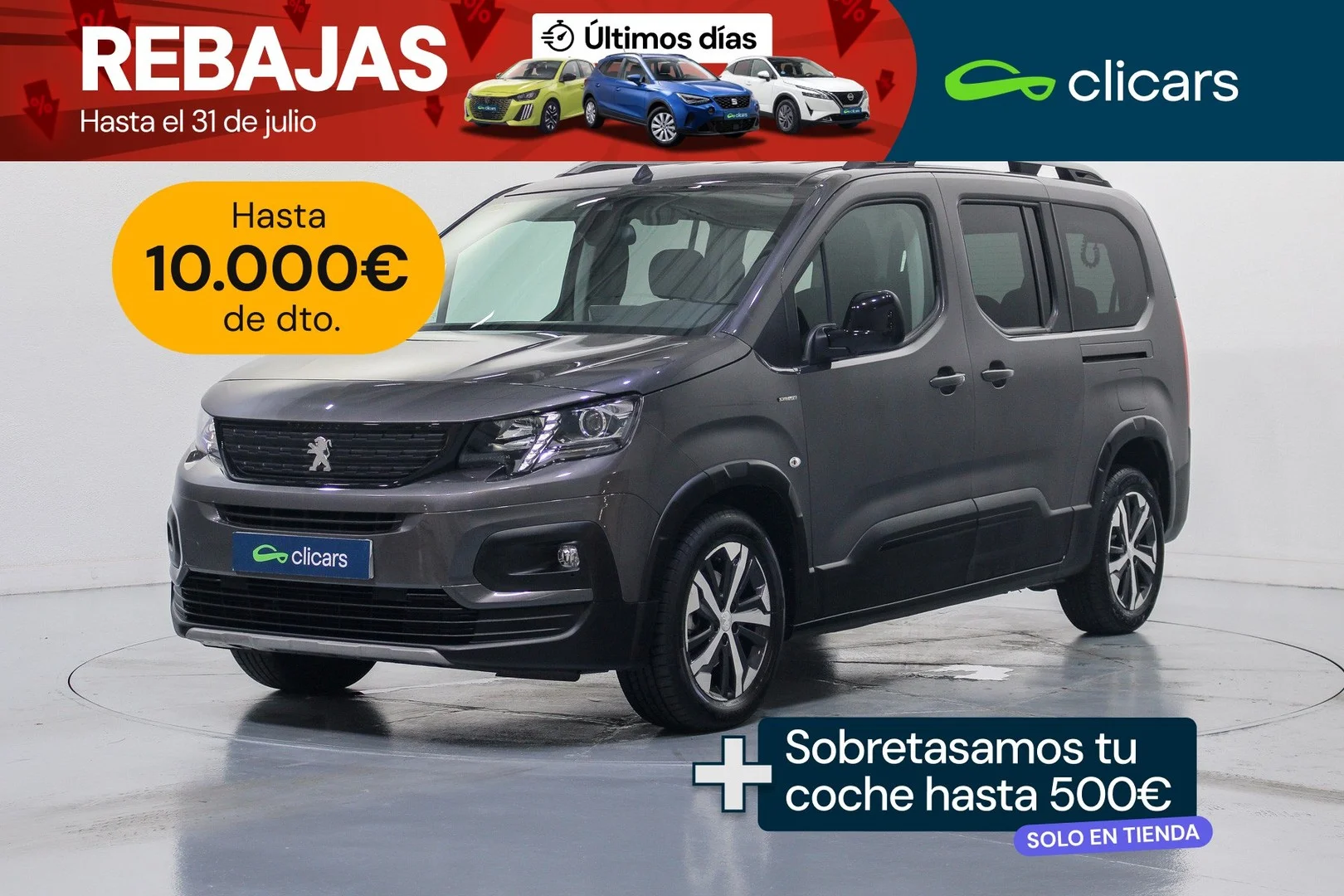 PEUGEOT Rifter Rifter 1.5BlueHDi S&S Long GT Line 130