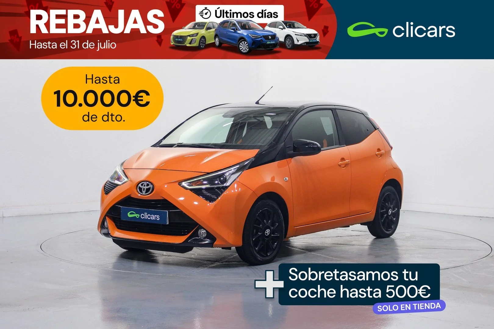 TOYOTA Aygo 70 x-play x-shift