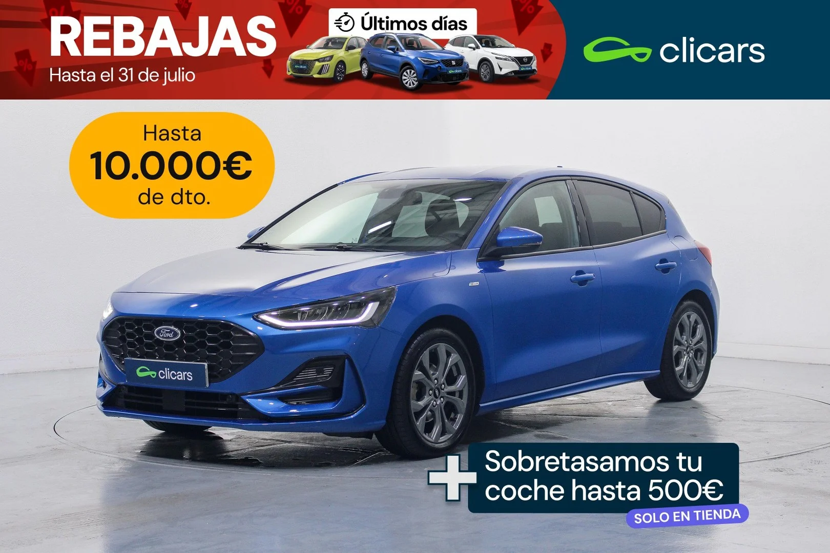 FORD Focus Focus 1.0 Ecoboost MHEV ST-Line 155