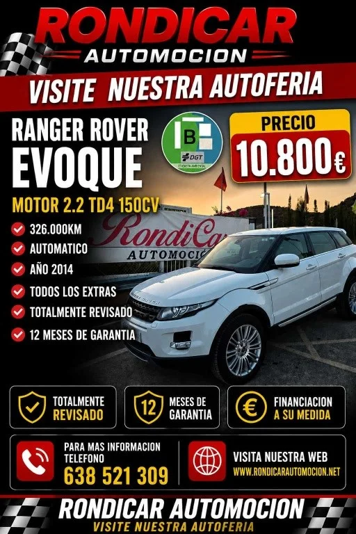 LAND-ROVER Range Rover Evoque Range Rover Evoque 2.2L TD4 Pure Tech 4x4 Aut.