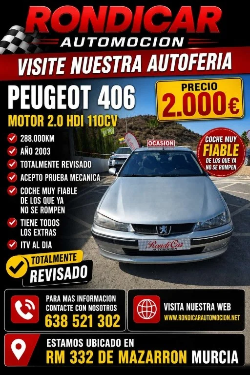 PEUGEOT 406 406 Break 2.0HDI SR Pack 110