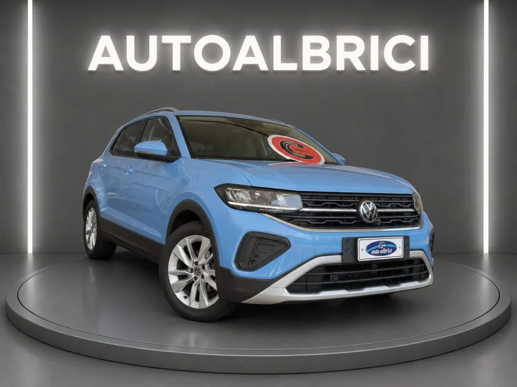 VOLKSWAGEN T-Cross 1.0 TSI 95 CV LIFE usato Benzina Azzurro metallizzato