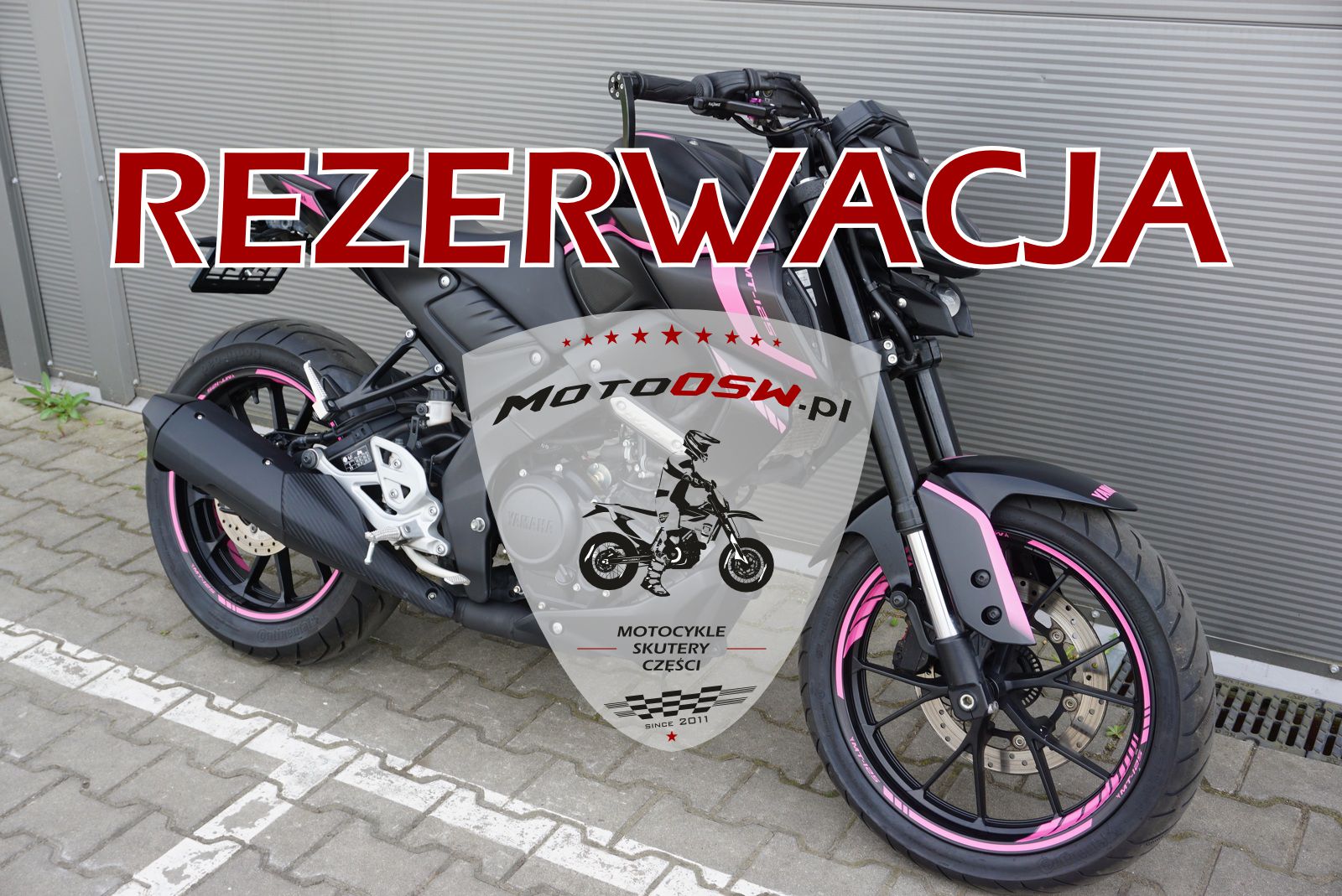 Yamaha MT 125 PINK | REZERWACJA