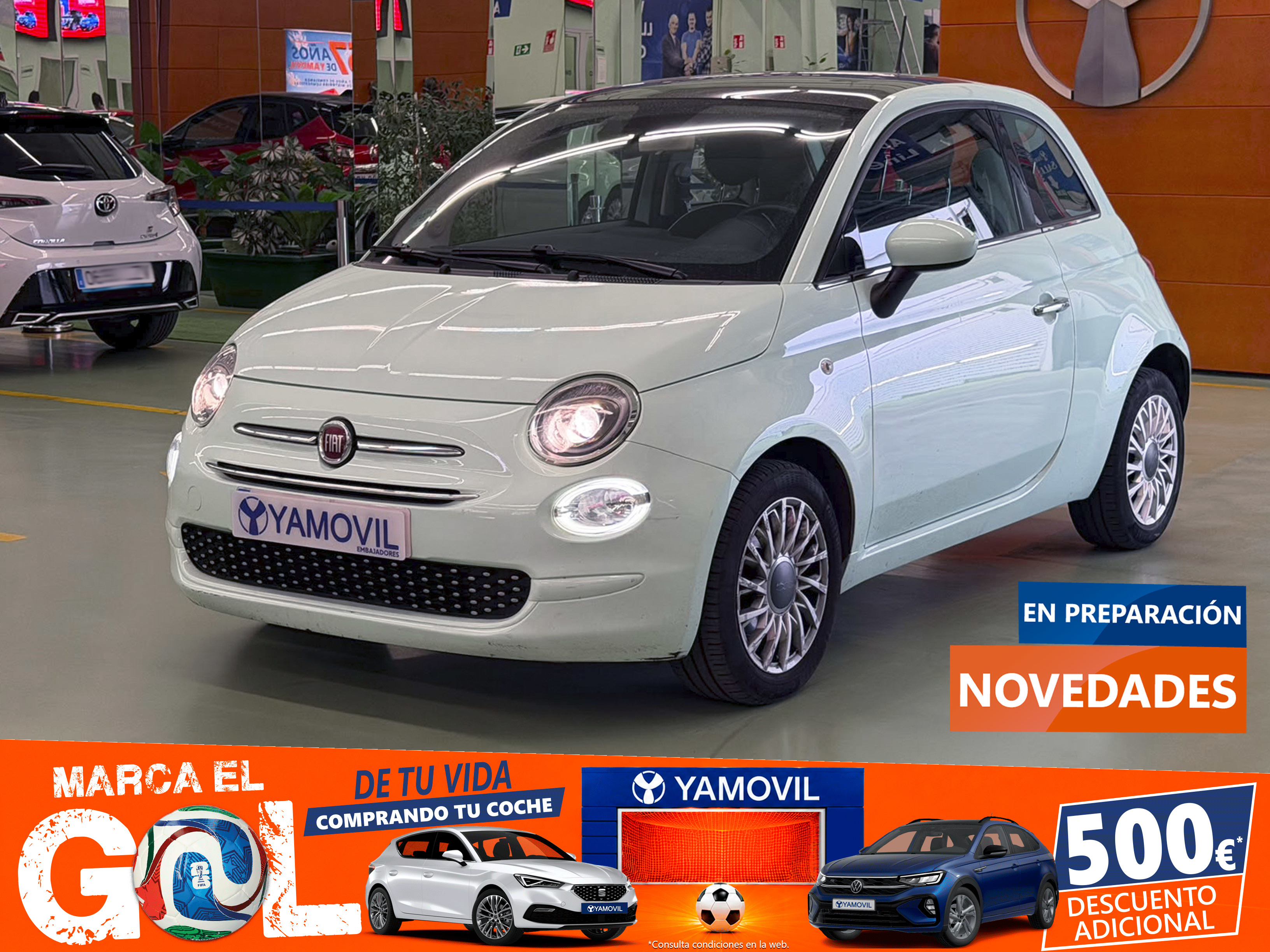 Fiat 500 1.2 8v Lounge 51 kW (69 CV)