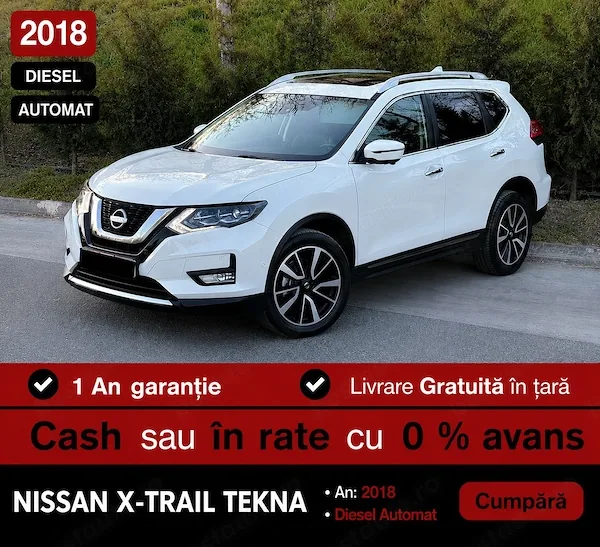 Nissan X-Trail Tekna I Cutie Automata I Disponibil In Rate Auto Fara Avans